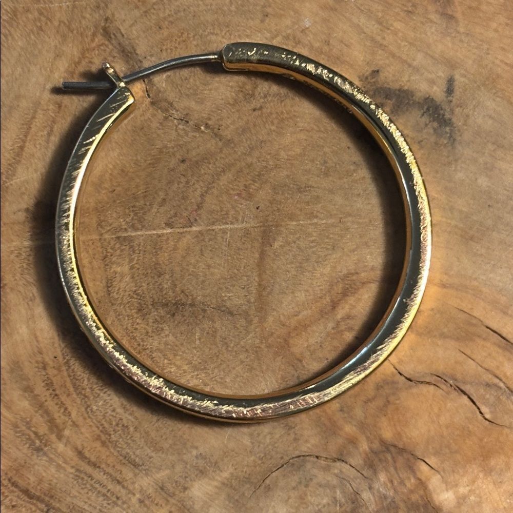Single Coach Gold Hoop